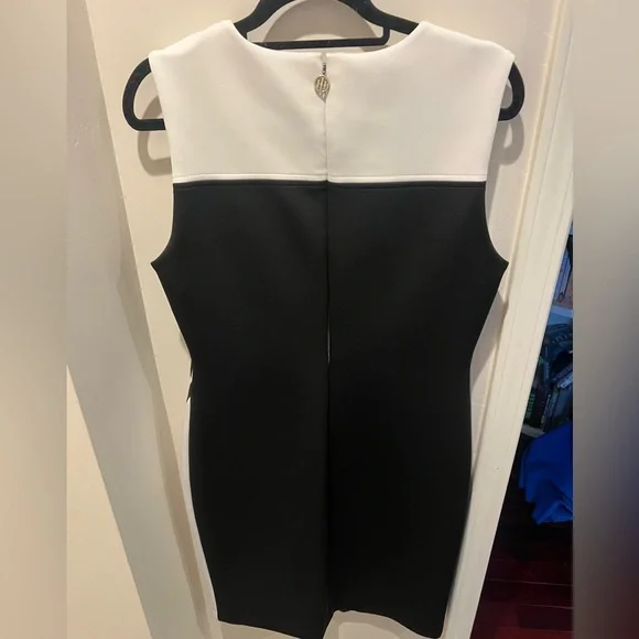 Tommy Hilfiger Black and White Asymmetrical Dress - Picture 2 of 5